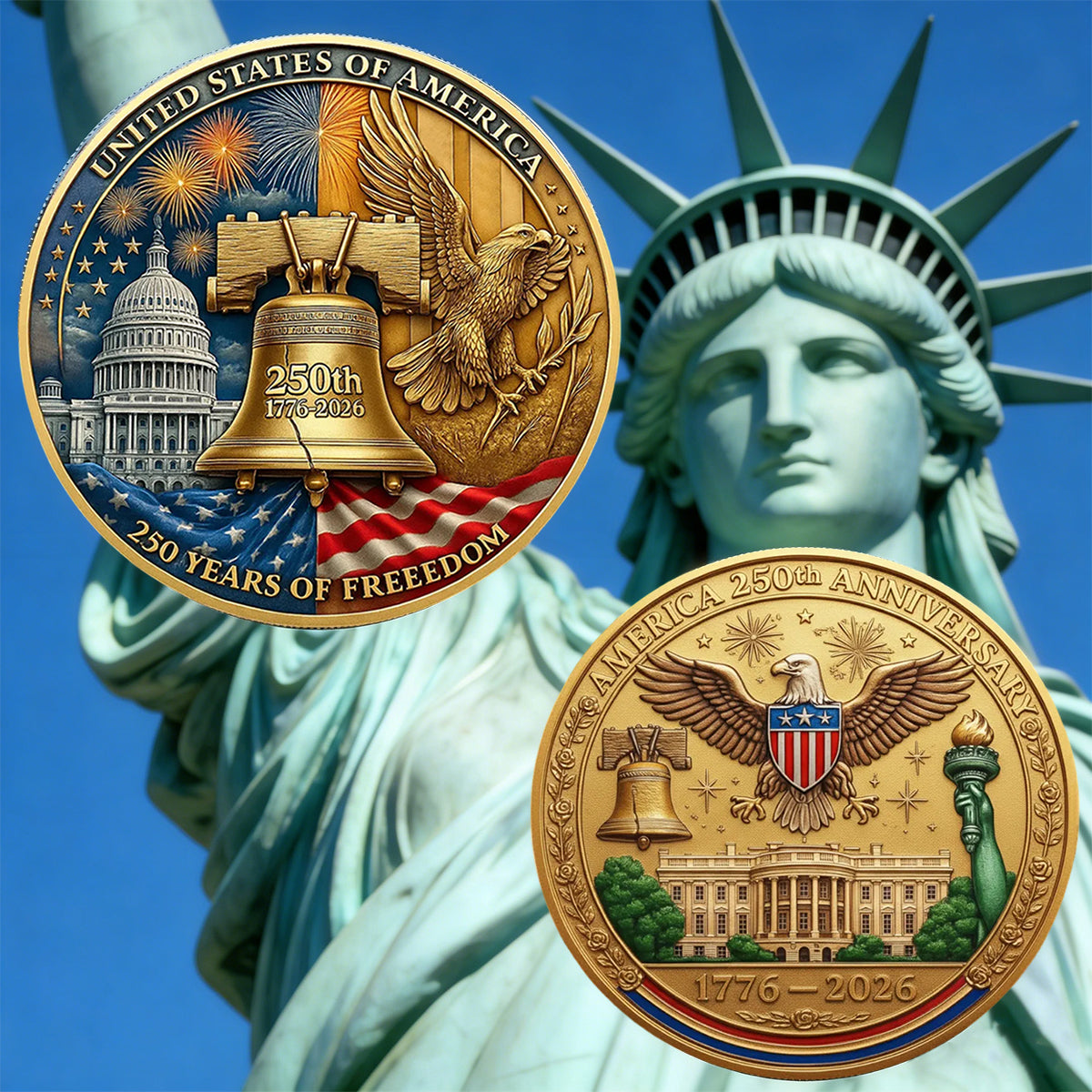 Celebrate The Legacy - Commemorative 250th Anniversary U.S. Coins