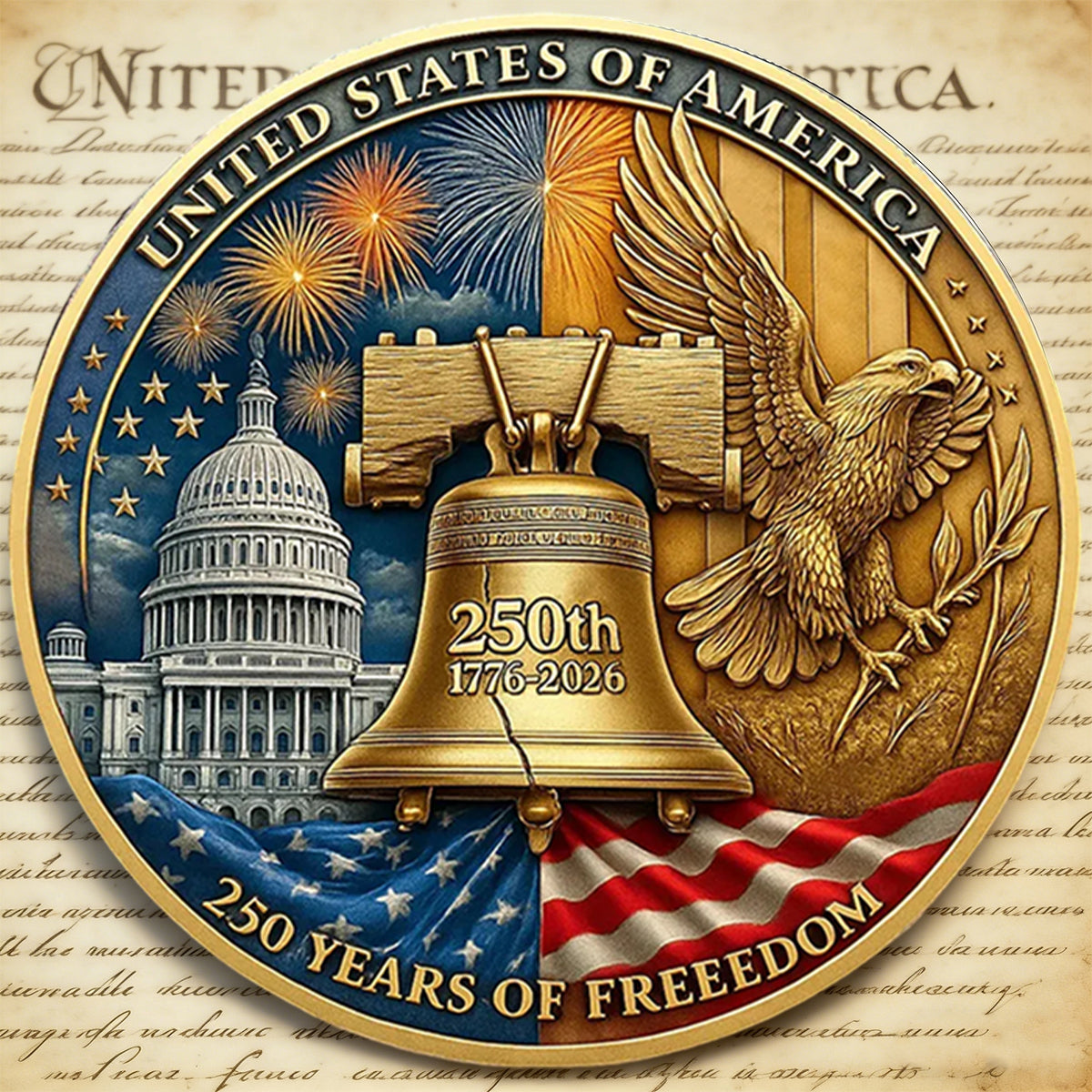 Celebrate The Legacy - Commemorative 250th Anniversary U.S. Coins